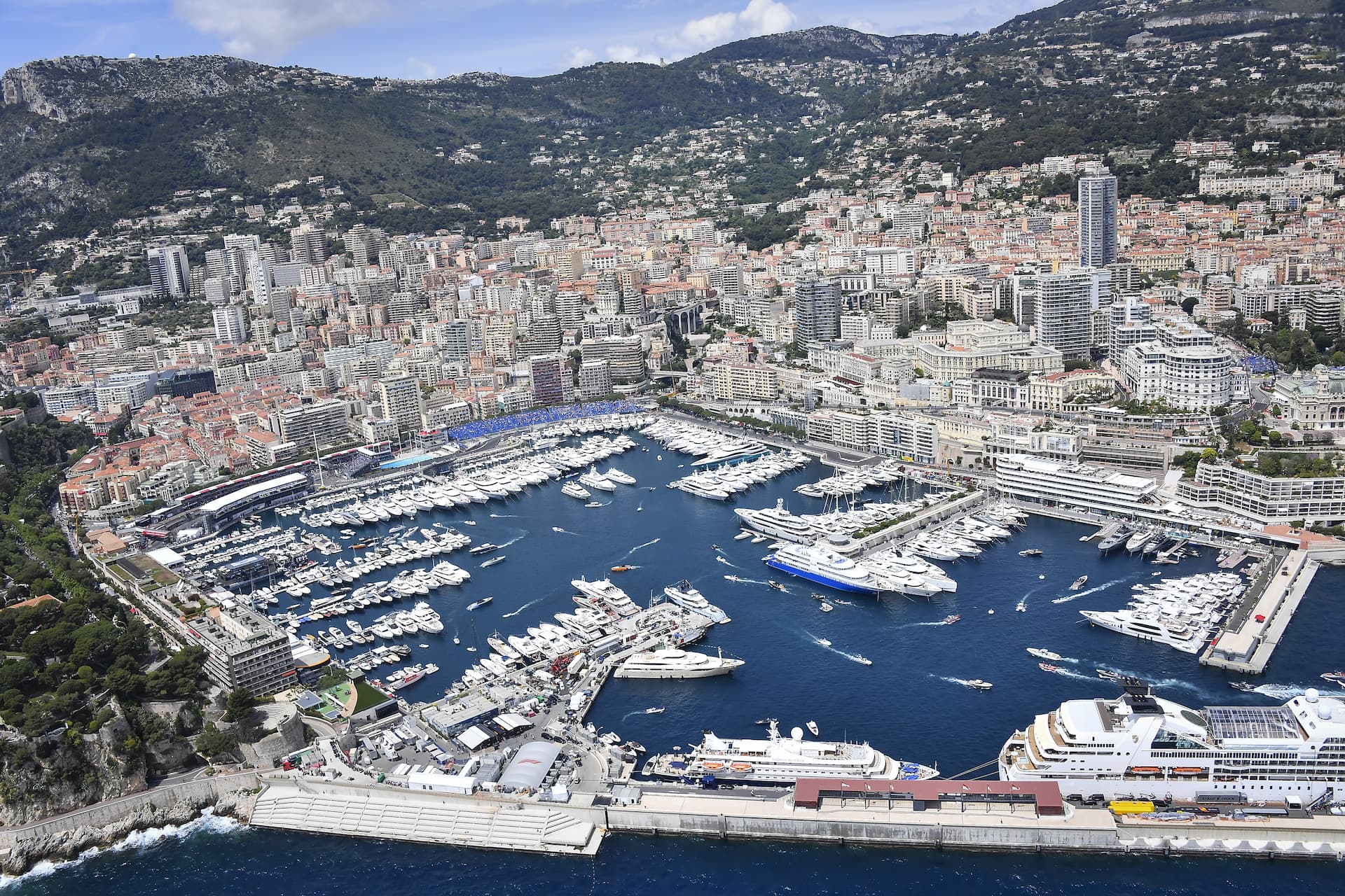 Monaco vue sur le port